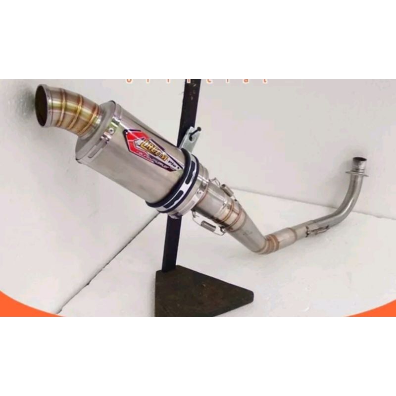 KNALPOT RACING CREAMPIE JUPITER Z VEGA GRAND ASTREA ALL BEBEK KNALPOT CREAMPIE ROAD RACE JUPITER Z V