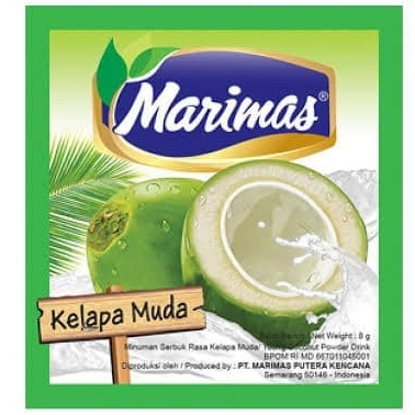 

MINUMAN MARIMAS KELAPA MUDA / KLAMUD 1 RENCENG ISI 10 PROMO MURAH