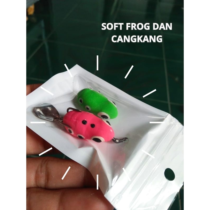 Soft Frog 2,5cm Dan cangkang