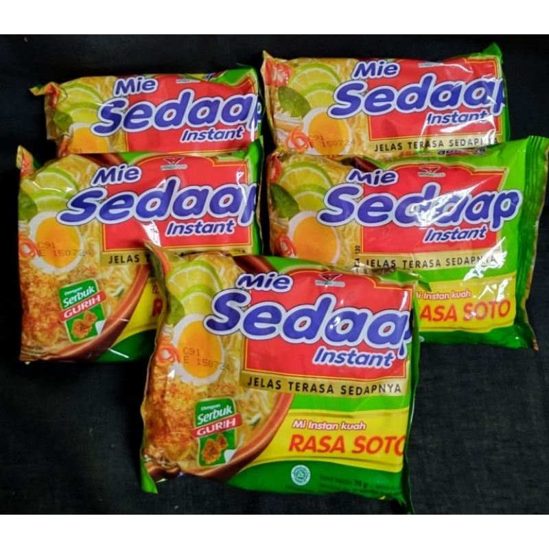 

Mie Sedaap Soto 5pcs