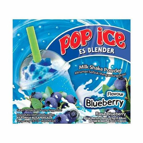 

Pop Ice rasa BLUEBERRY per Renteng ISI 10pcs | POP ICE BLUEBERRY