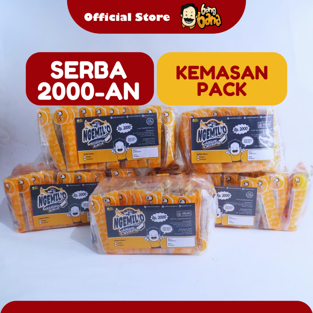 

Camilan Basreng Kripca Makaroni Bantat Pedas Cikruh Kemasan 1 Pack isi 10 Pcs (Paket Reseller)