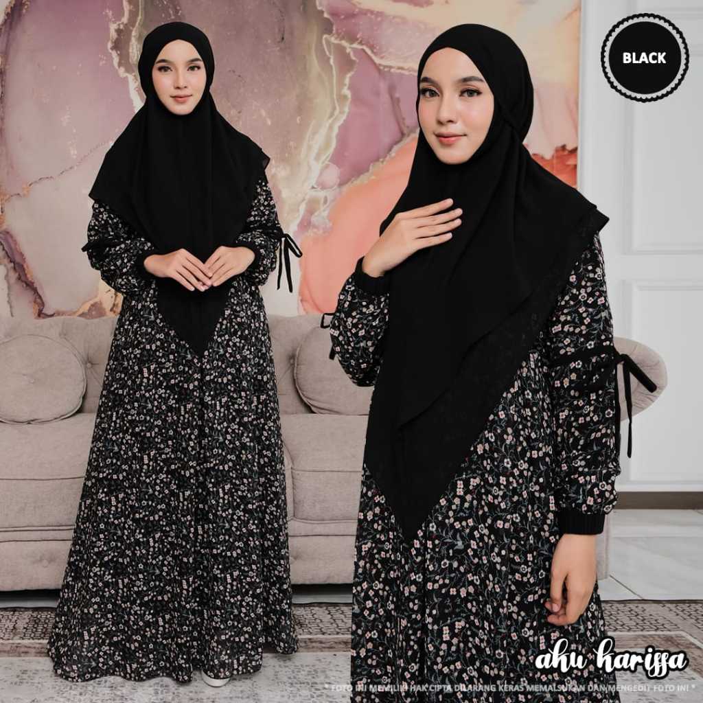 BIANCA/BYANSA SET BERGO AKU KARISSA, GAMIS SET AKU KARISSA, HANIFAH SET SYARI ORI AKU KARISSA, GAMIS