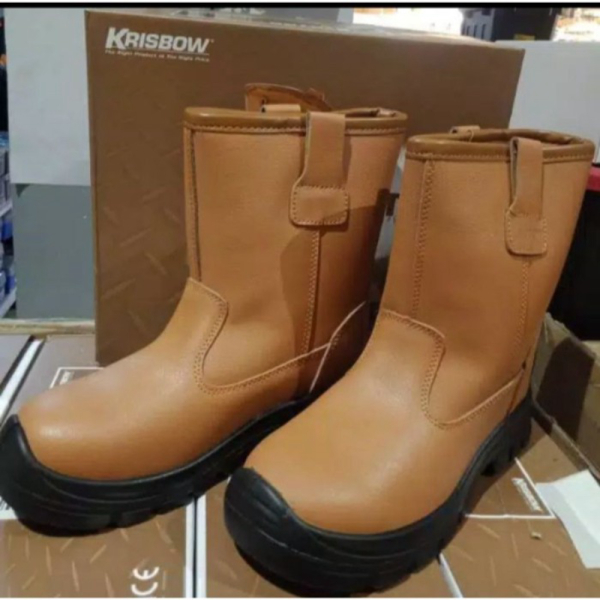 Unik SEPATU SAFETY HEKTOR KRISBOW - Coklat 43 Diskon