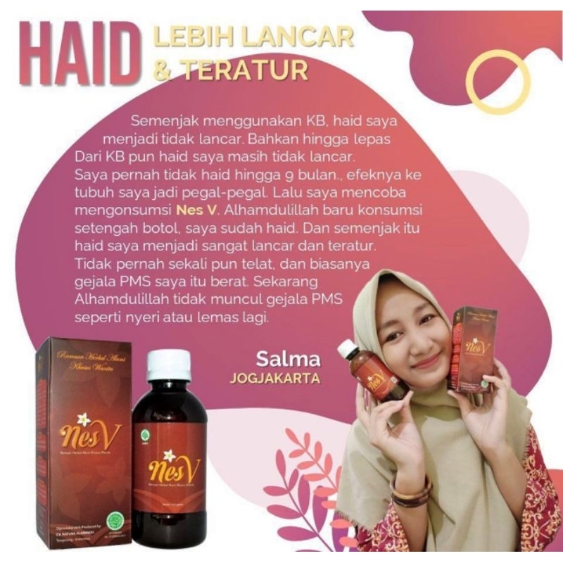 NESV HWI 250 GR SOLUSI MASALAH KEWANITAAN PROMIL