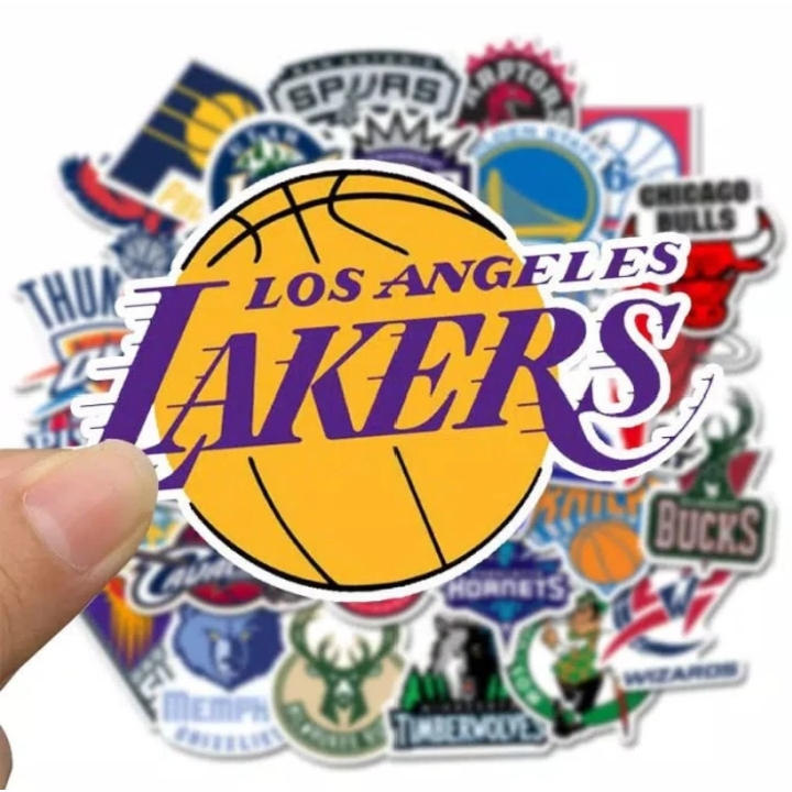 

STIKER VINIL ISI 50 PCS LOGO NBA BASKETBALL ANTI AIR AESTHETIC BOTTLE