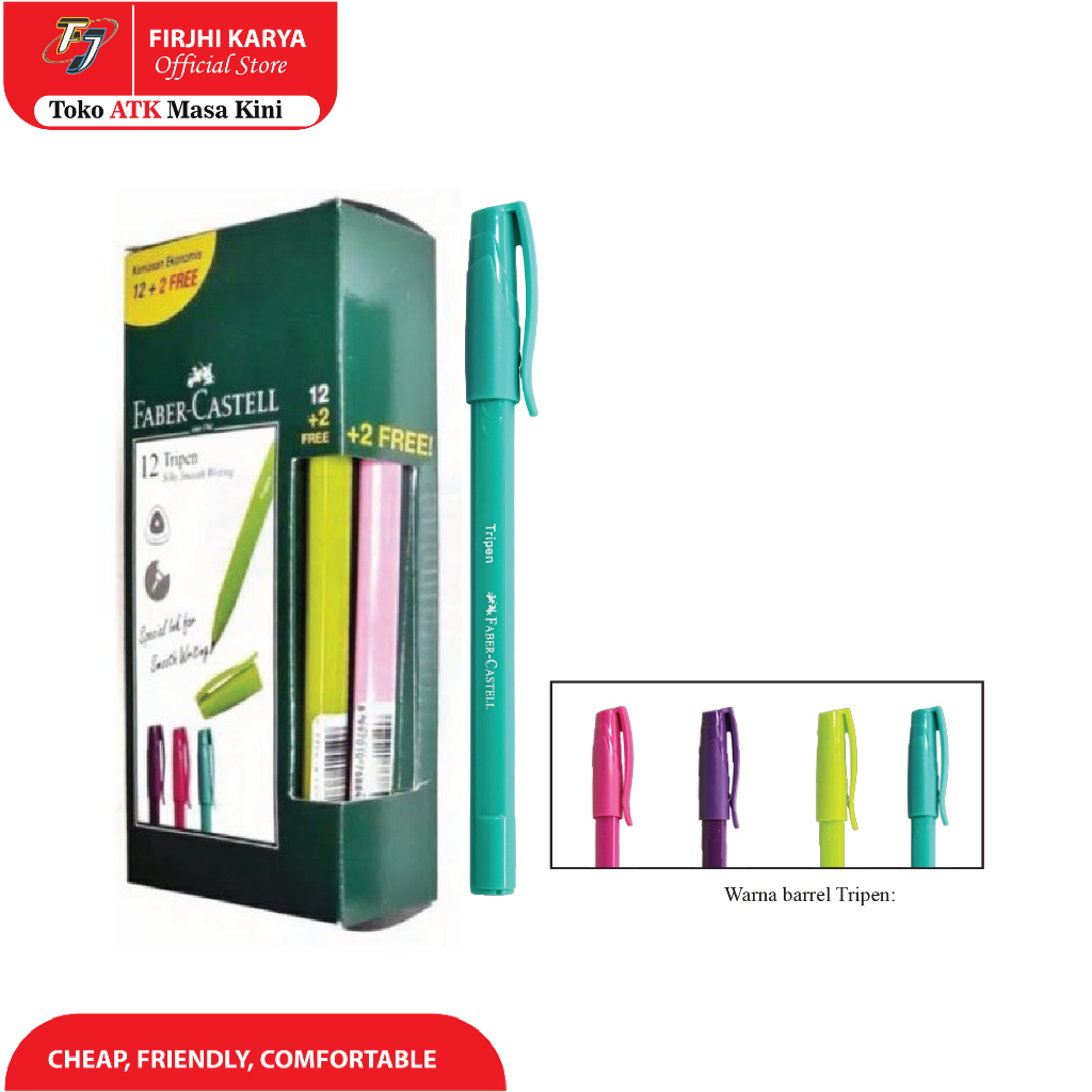

Pulpen Faber Castell Tripen - Faber Castell 0.5 mm