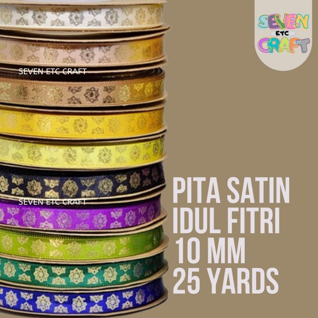 

Pita Satin Idul Fitri Lebaran Premium 10 mm