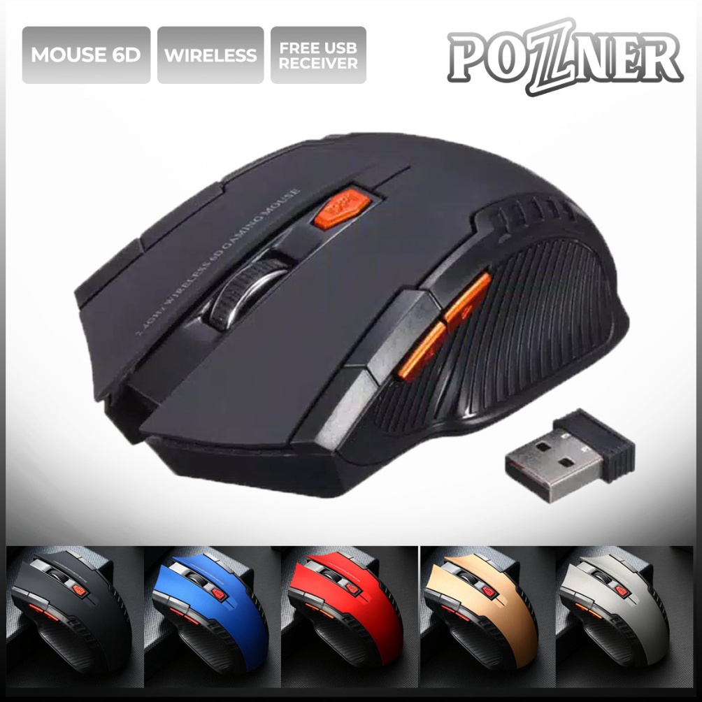 ART I67J Mouse GAMING Wireless POZNER MOUSE 6D USB 24GHz Optical Mouse