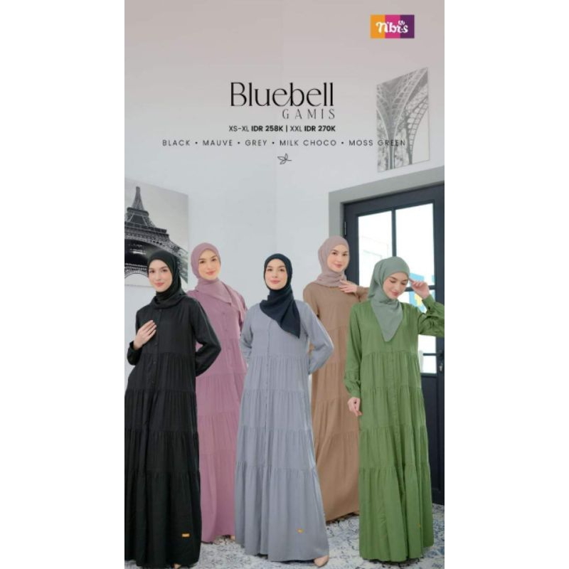 Gamis Nibras Bluebell
