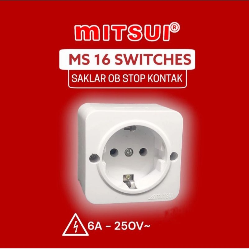 Switches Outbow Mitsui MS-16 / Stop Kontak OB Mitsui Ms 16