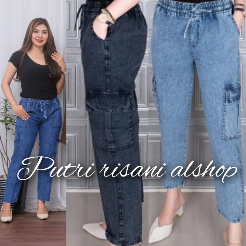 Celana Cargo Wanita Jumbo / Celana Cargo Wanita / Celana Jeans / Celana Panjang / Celana Jumbo / Cel