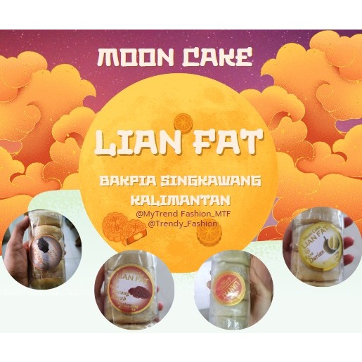 Cemilan Kue Keluarga PIA Khas Singkawang Kalimantan Bakpia LIAN FAT 1pack isi 5Pcs