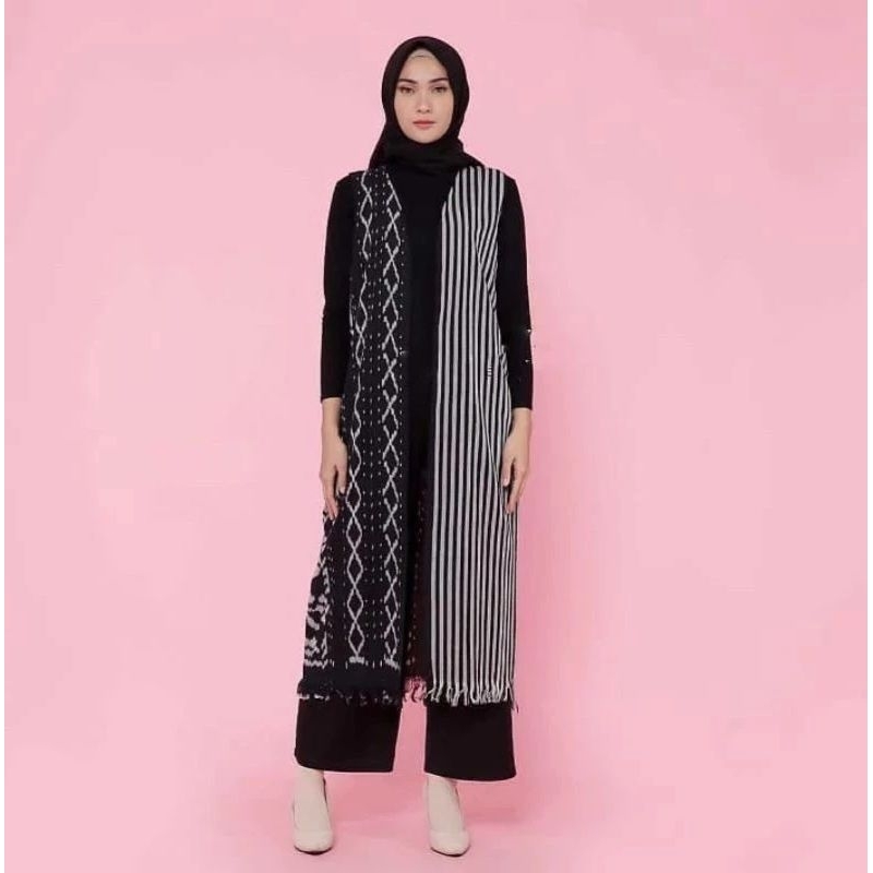 BATIK TENUN CARDIGAN OUTWEAR BAJU TENUN WANITA