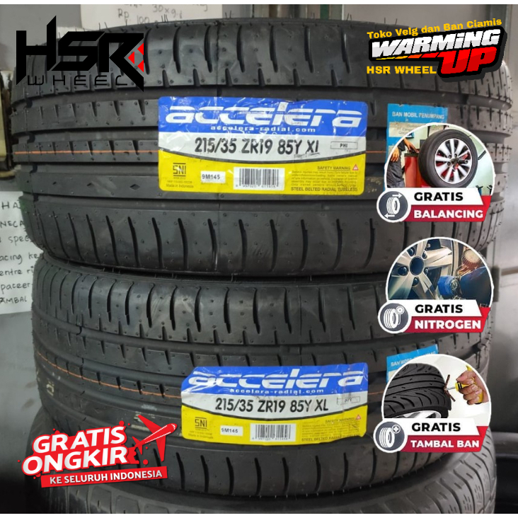 Ban Mobil Ring 19 Tubles Murah Ciamis 215/35/19 ACCELERA PHI 215 35 R19 Ban Racing Awet