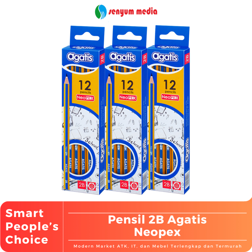 

Pensil 2B Agatis Neopex (1 Pack Isi 12 Pcs) (S:PAK)