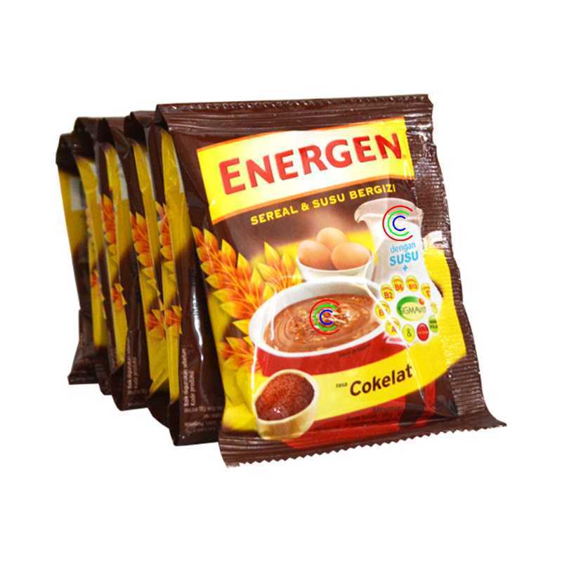 

Energen Susu Sereal Coklat, Kacang Hijau, Vanilla, Jahe, Kurma Rcg