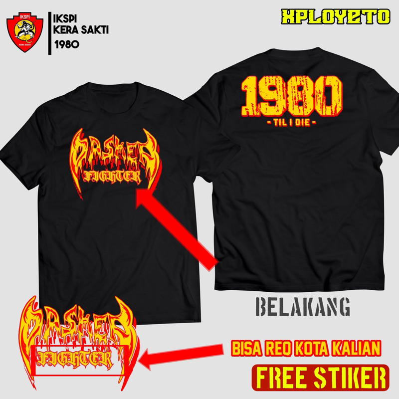 KAOS IKSPI KERA SAKTI COSTUME / KAOS IKSPI PASKER COSTUME / KAOS KS COSTUME / KAOS PASKER FIGHTER / 