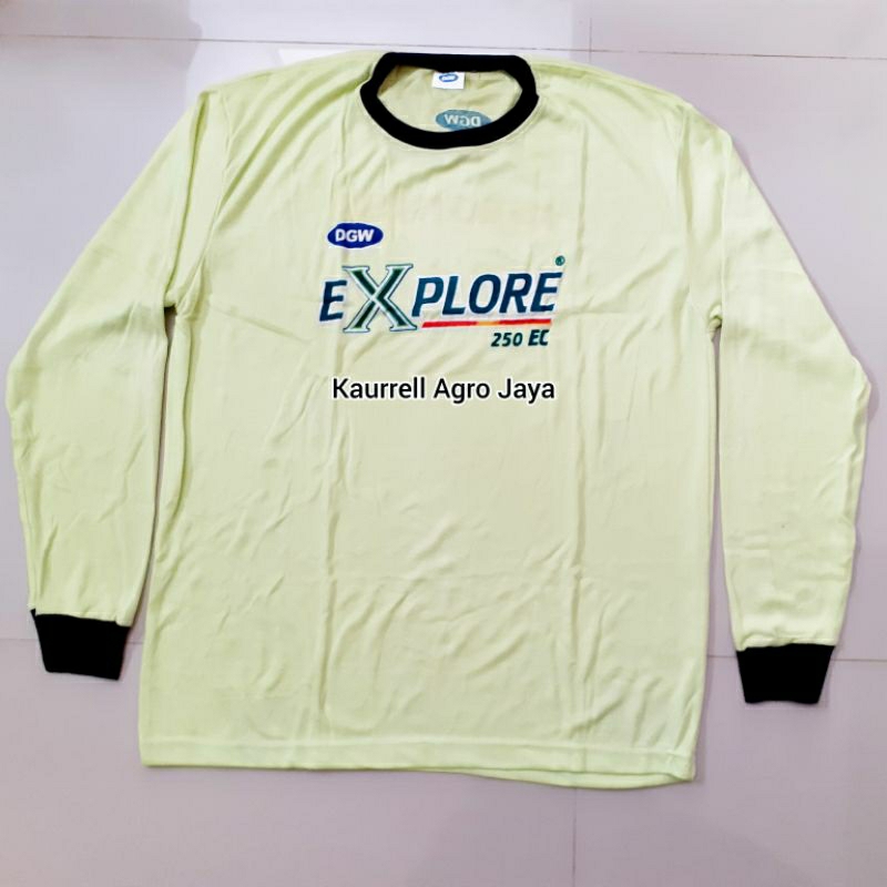 KAOS TANI MERK EXPLORE KAOS LENGAN PANJANG
