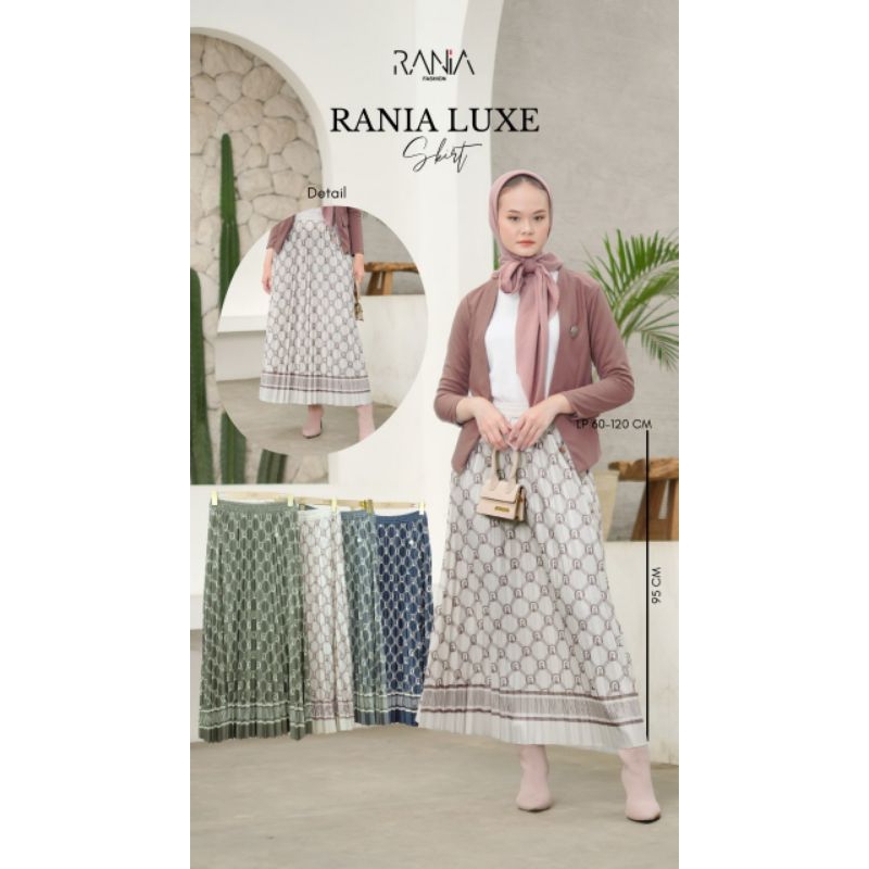 Rania Luxe Pleated Skirt by ZR Fashion/ Rania Fashion