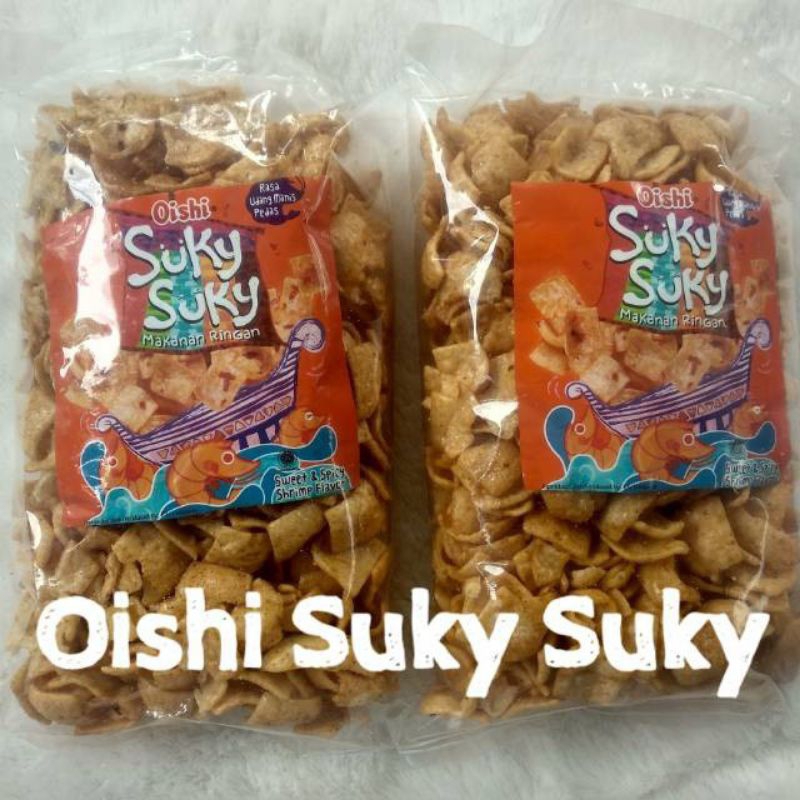 

Snack oishi suky suky udang pedas 200gr suky-suky oisi