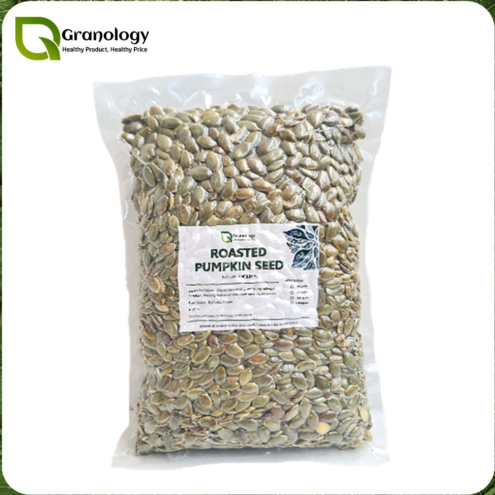 

Laris Roasted Pumpkin Seed Biji Labu Oven 1 Kilogram by Granology J53