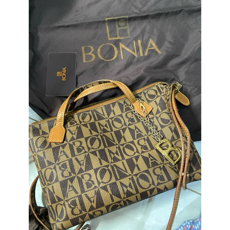 BONIA BAG TOP HANDLE 100% ORIGINAL WITH DUSTBAG