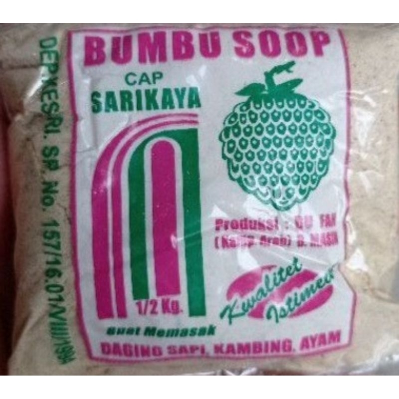 Bumbu Sop Bubuk Cap Sarikaya