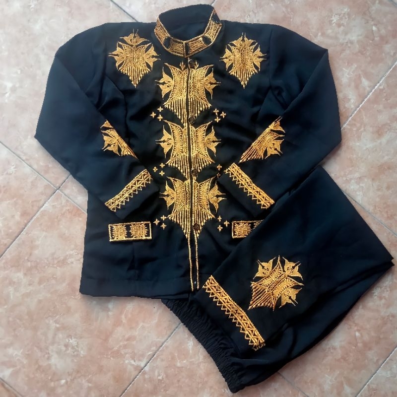 BAJU ANAK COWOK ACEH FULL BORDIR PINTU ACEH 02