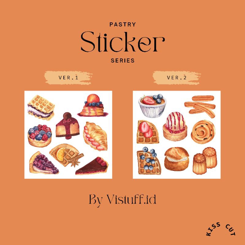 

[Vistuff.id] Pastry Sticker Series