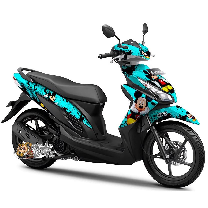 Decal Full Body Vario 110 Karbu Full Body Decal VArio 110 FI Full Body Vario Techno 110 Mickey Mouse
