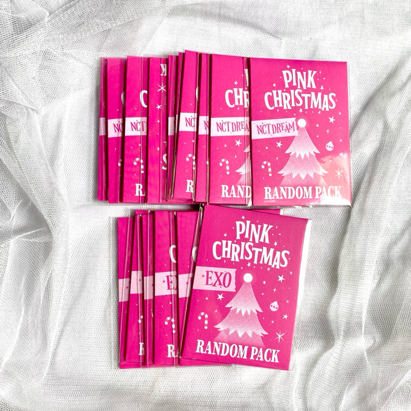 pink christmas random pack exo nct dream  SEALED