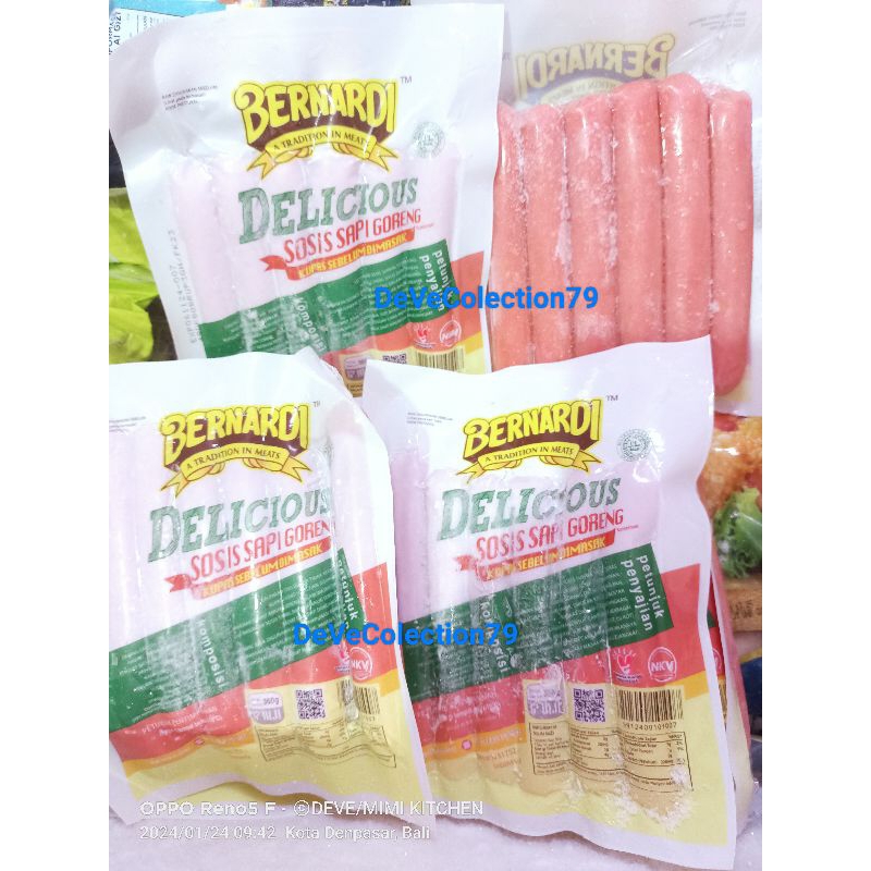 

Bernardi Delicious Sosis Sapi Goreng 12pc