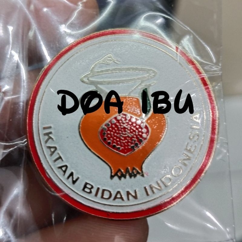 

best seller pin IBI(Ikatan Bidan Indonesia) full colour-magnet