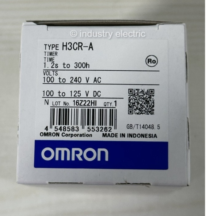 TIMER H3CR-A AC100-240/DC100-125 OMRON
