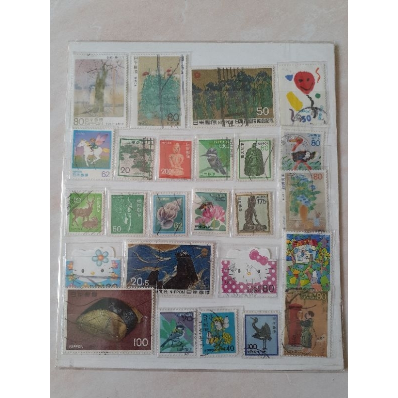 

Paket Perangko Jepang Tahun dan Seri Mix set 25pcs