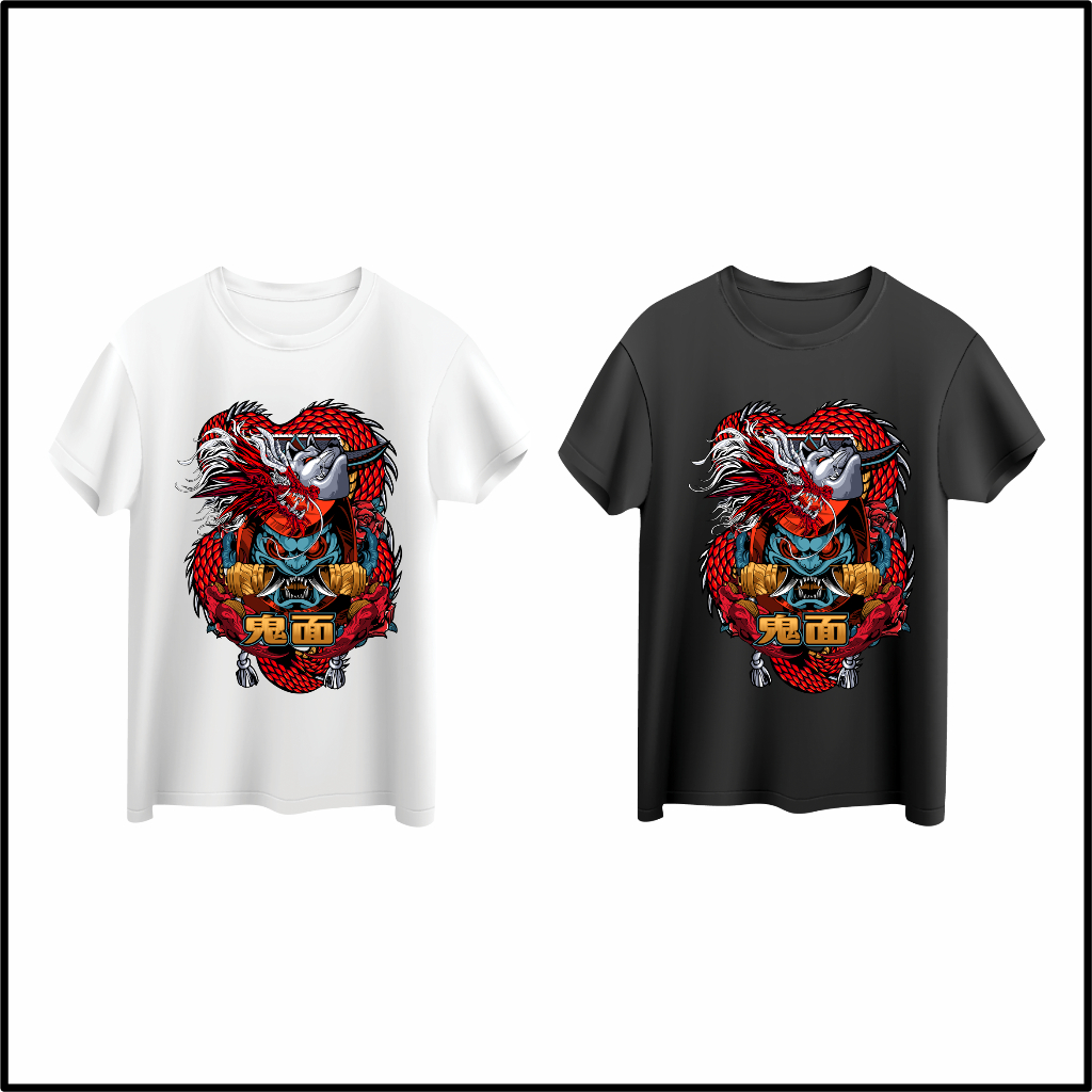(88021) - FUNART DRACO  Promo Cetak Kaos Custom Printing Kaos Cotton Combed 24s DTF