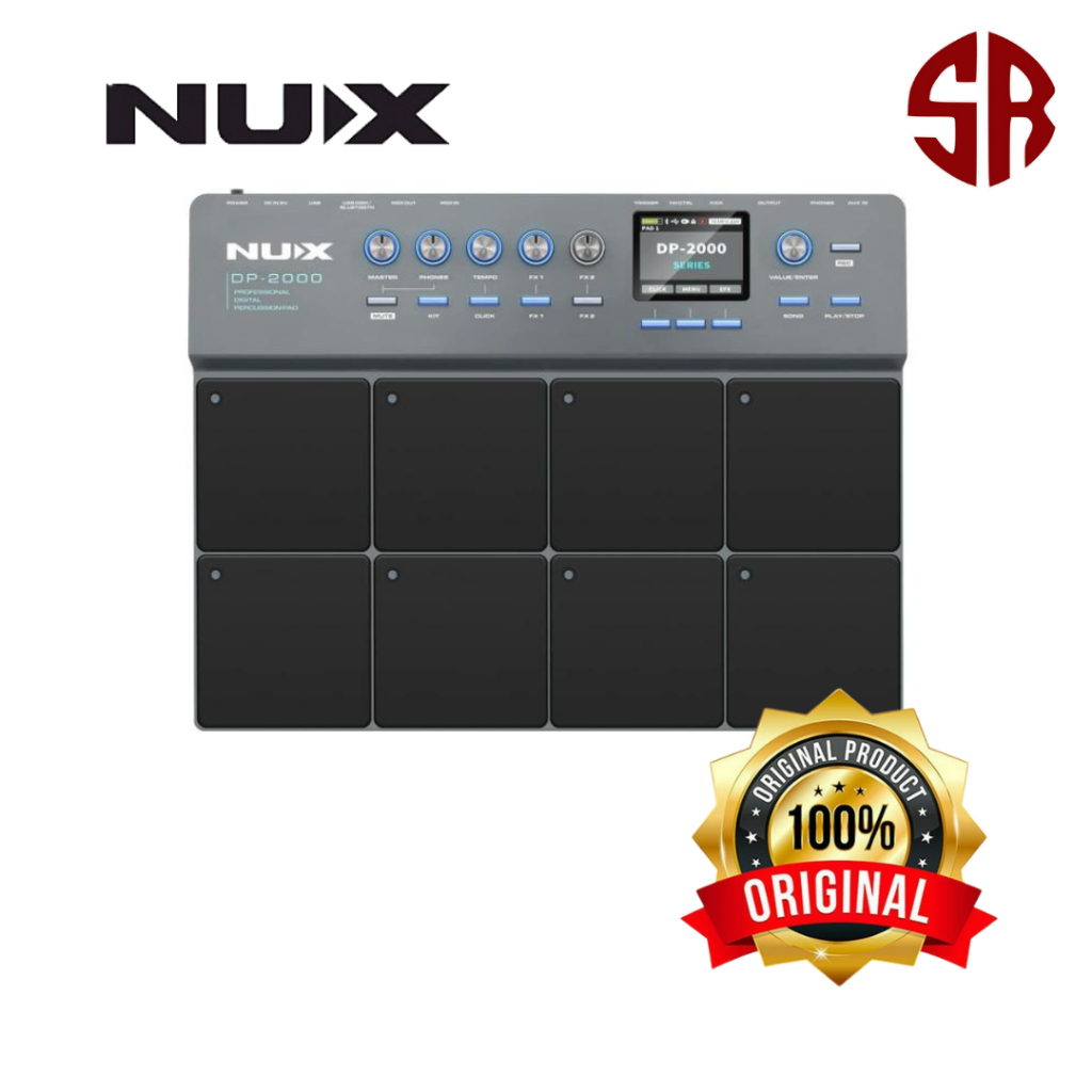 NUX DP2000 - Percussion Pad - Drum Pad set ( stand, kickpad, pedal hihat )