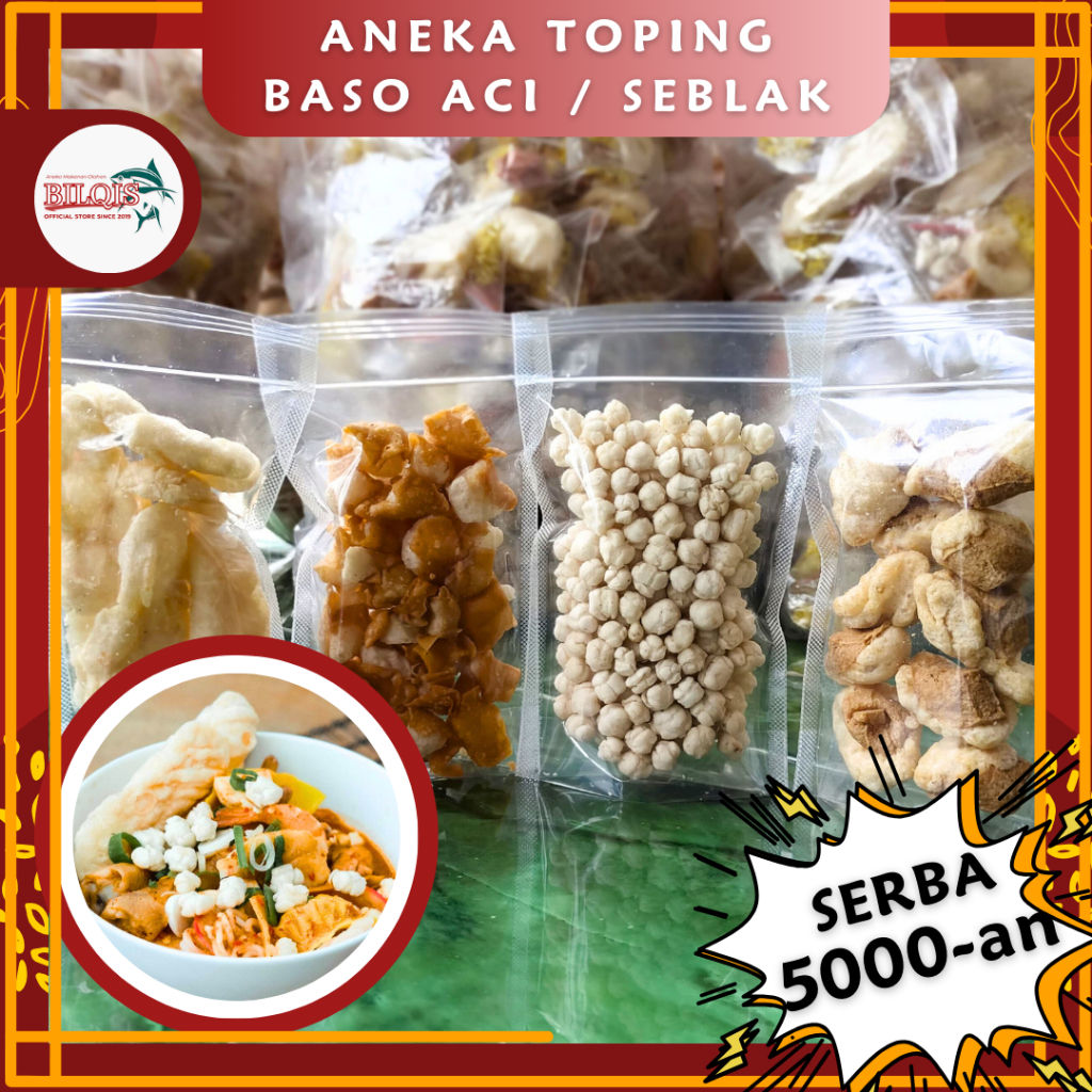 

Aneka Toping Baso Aci / Toping Baso Aci Serba 5ribu