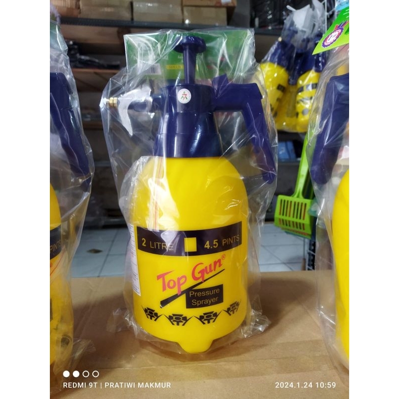 Semprotan TOP GUN 2LITER Sprayer Semprotan Burung Tanaman Pressure Sprayer