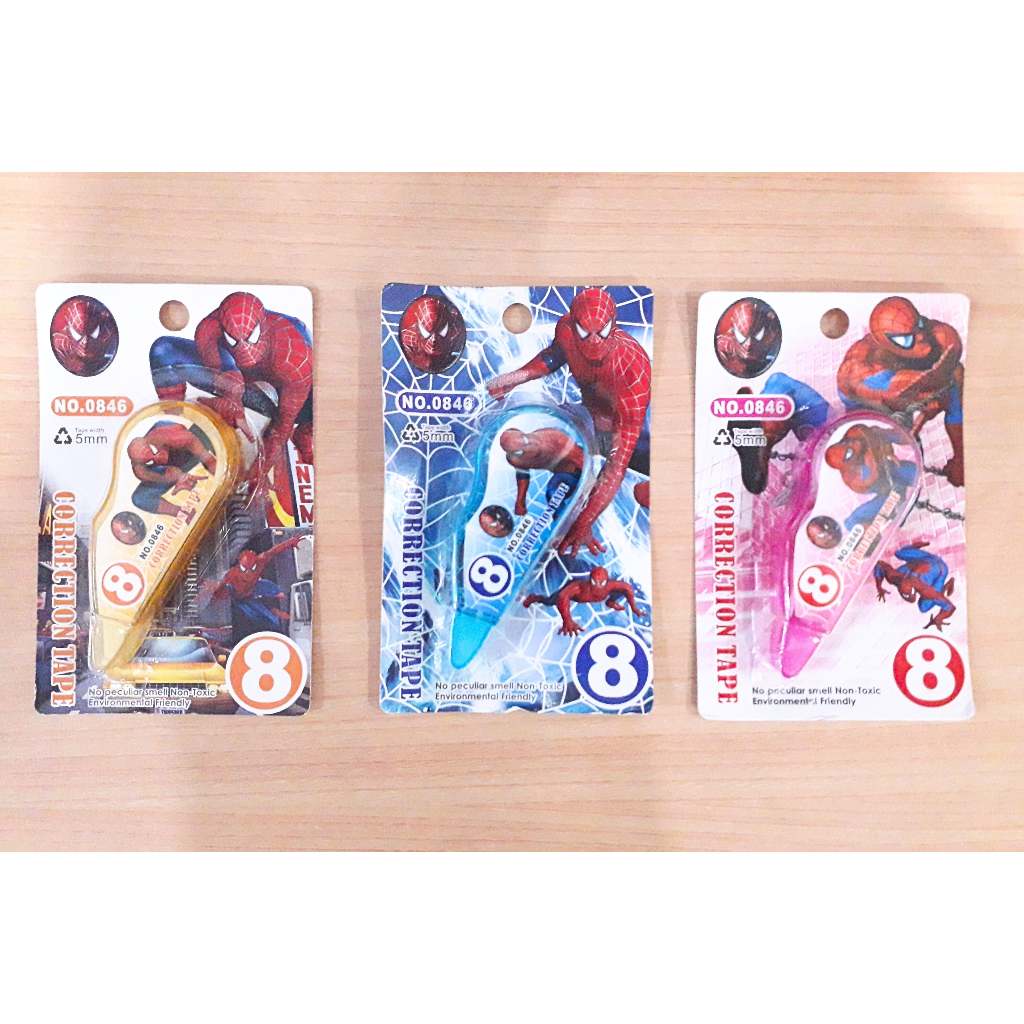 

Correction Tape No. 0846 5mm Motif Spiderman (014081)