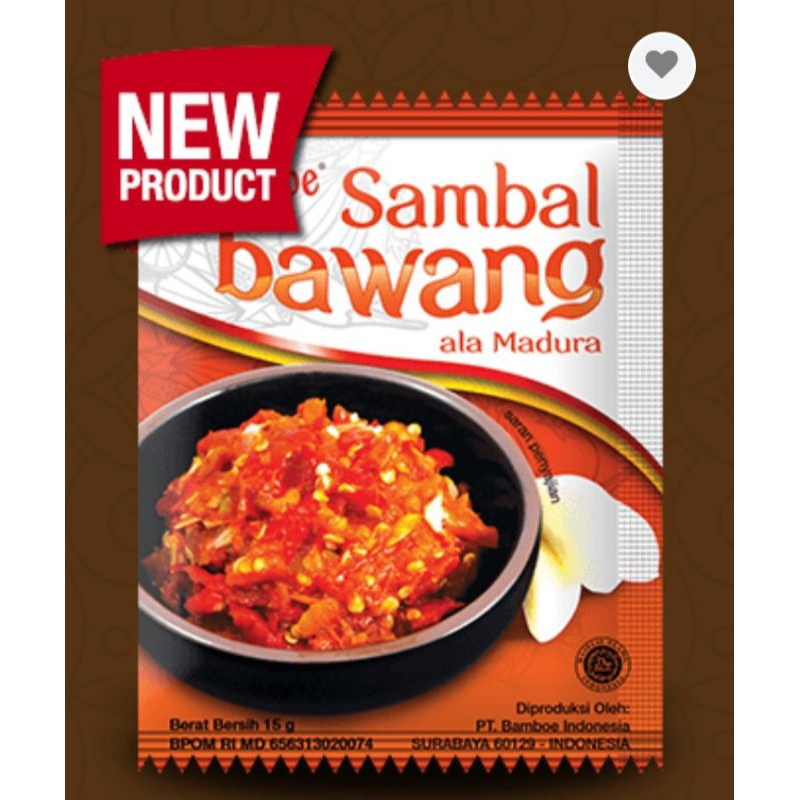 

SAMBAL Bawang dari Bamboe yang praktis dan lezat exp jan 2026