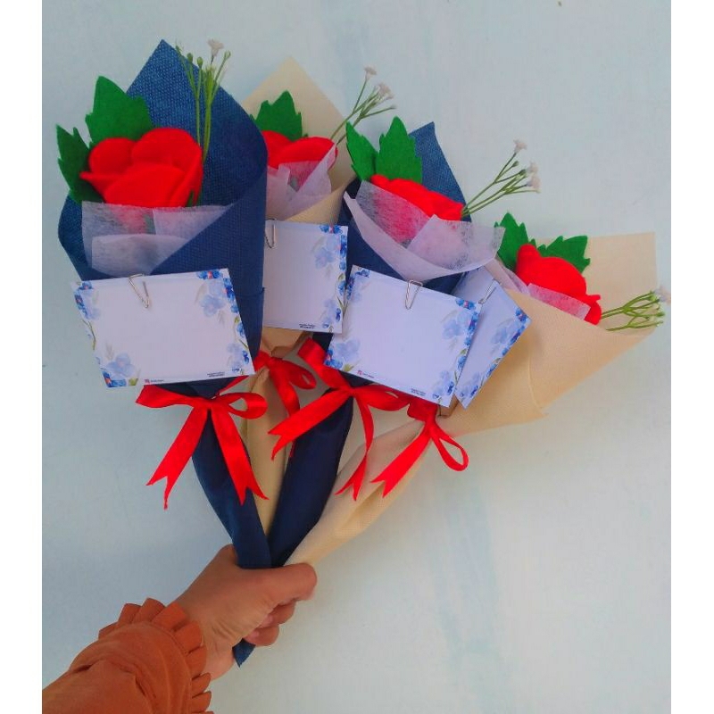 Buket mawar 1 tangkai