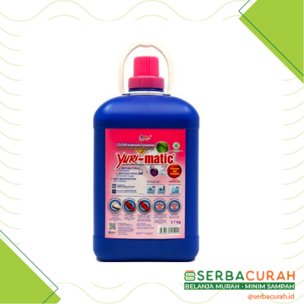 Yuri Matic Color Detergent Pink | Jerigen 3,7 L