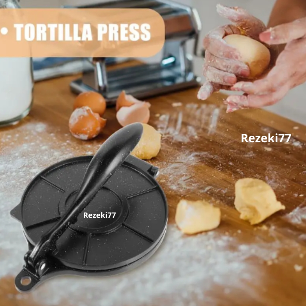 Tortilla Press Mexico (20-cm) / Tortilla Press / Alat Cetak Adonan