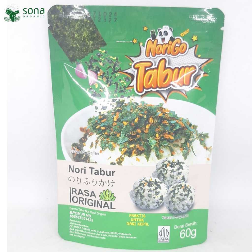 

Nori Tabur Rumput Laut Panggang 60gr - Rasa Original