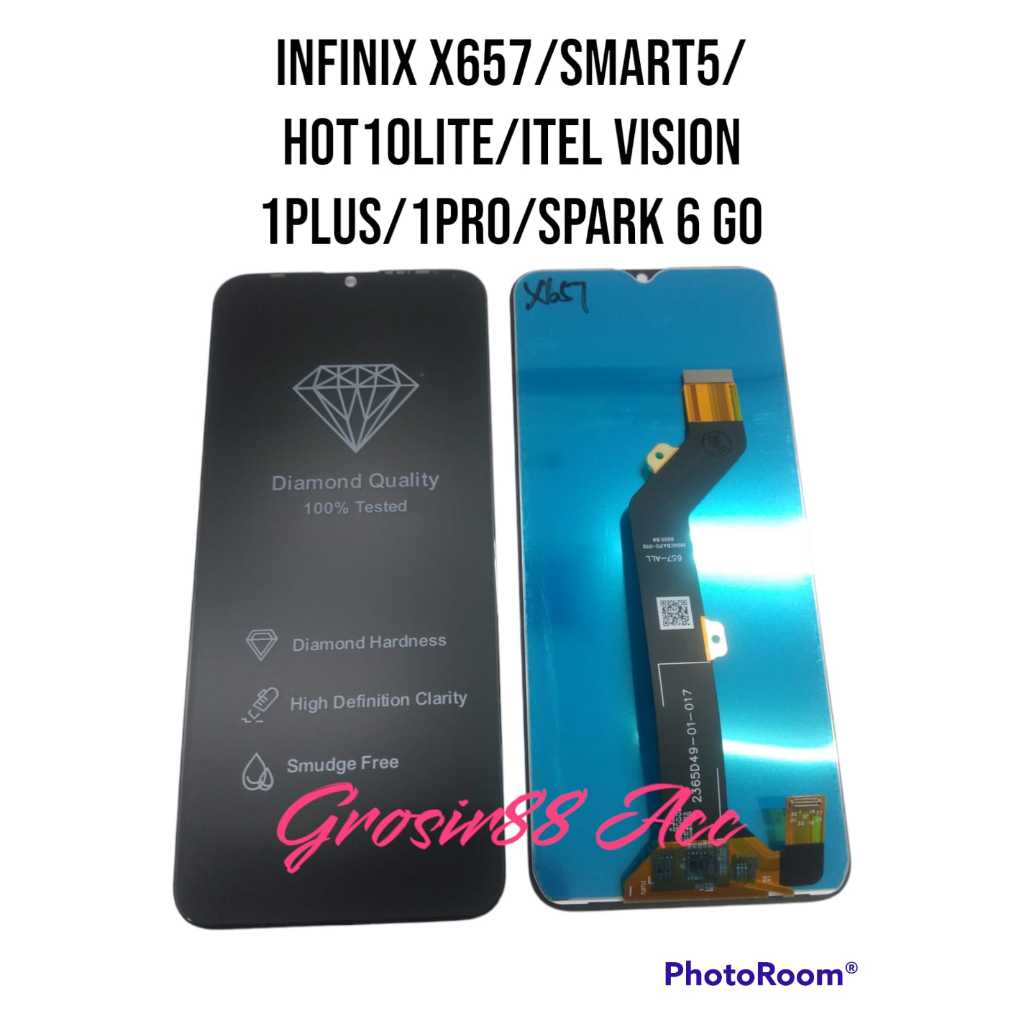 LCD INFINIX X657 SMART5 HOT10LITE ITEL VISION 1PLUS / VISION 1PRO TECHNO SPARK 6 GO
