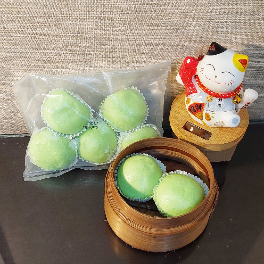 

Bakpao Pandan Grade A Frozen Dimsum (Isi 5 pcs)