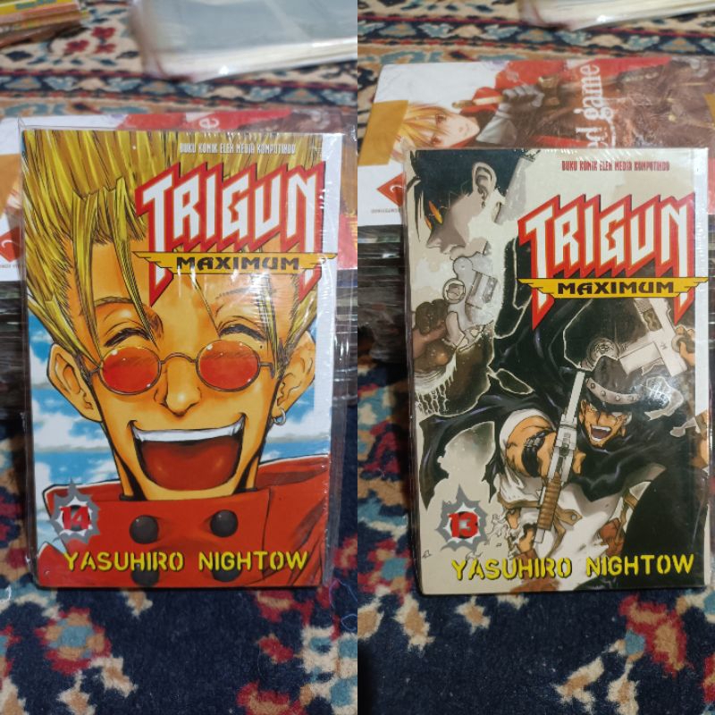 Komik Trigun maximum 13,14 segel / komik trigun maximum vol 13,14 segel