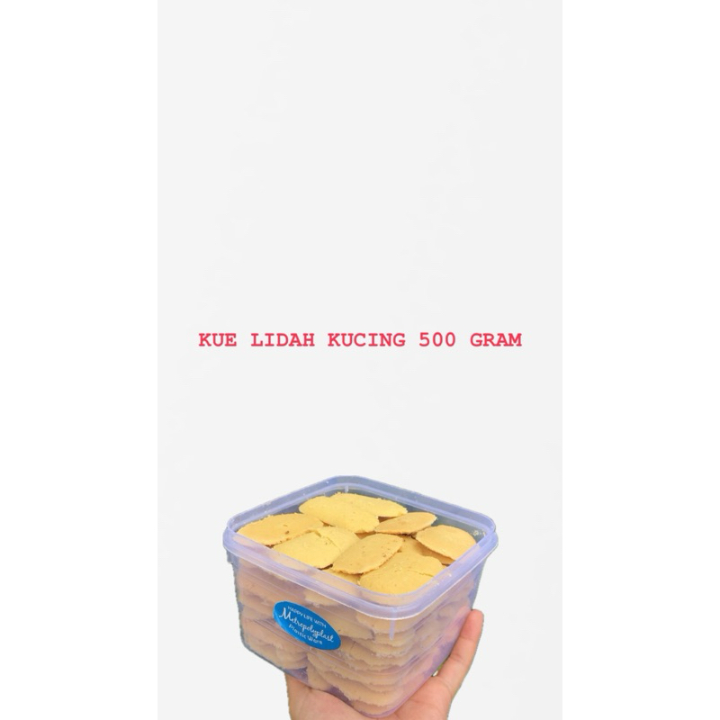 

KUE LIDAH KUCING 500 GRAM